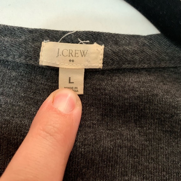 ✨ J.Crew Factory Floral Embellished Cotton Cardigan Size Large ✨ - Picture 4 of 6